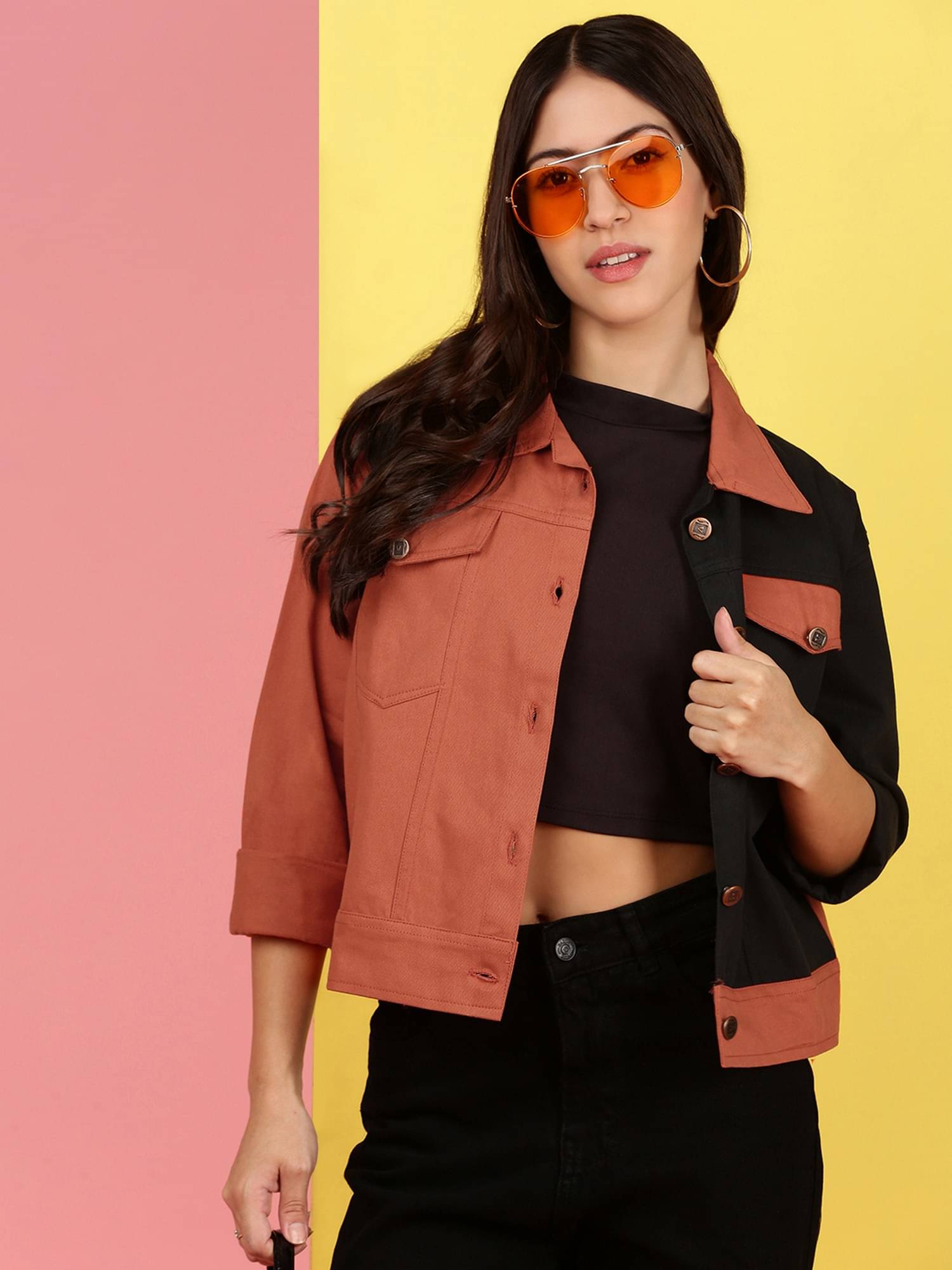 VOXATI Women Denim Jacket ( Multicolor 2 )     			VOXATI Women Denim Jacket ( Multicolor 2 )