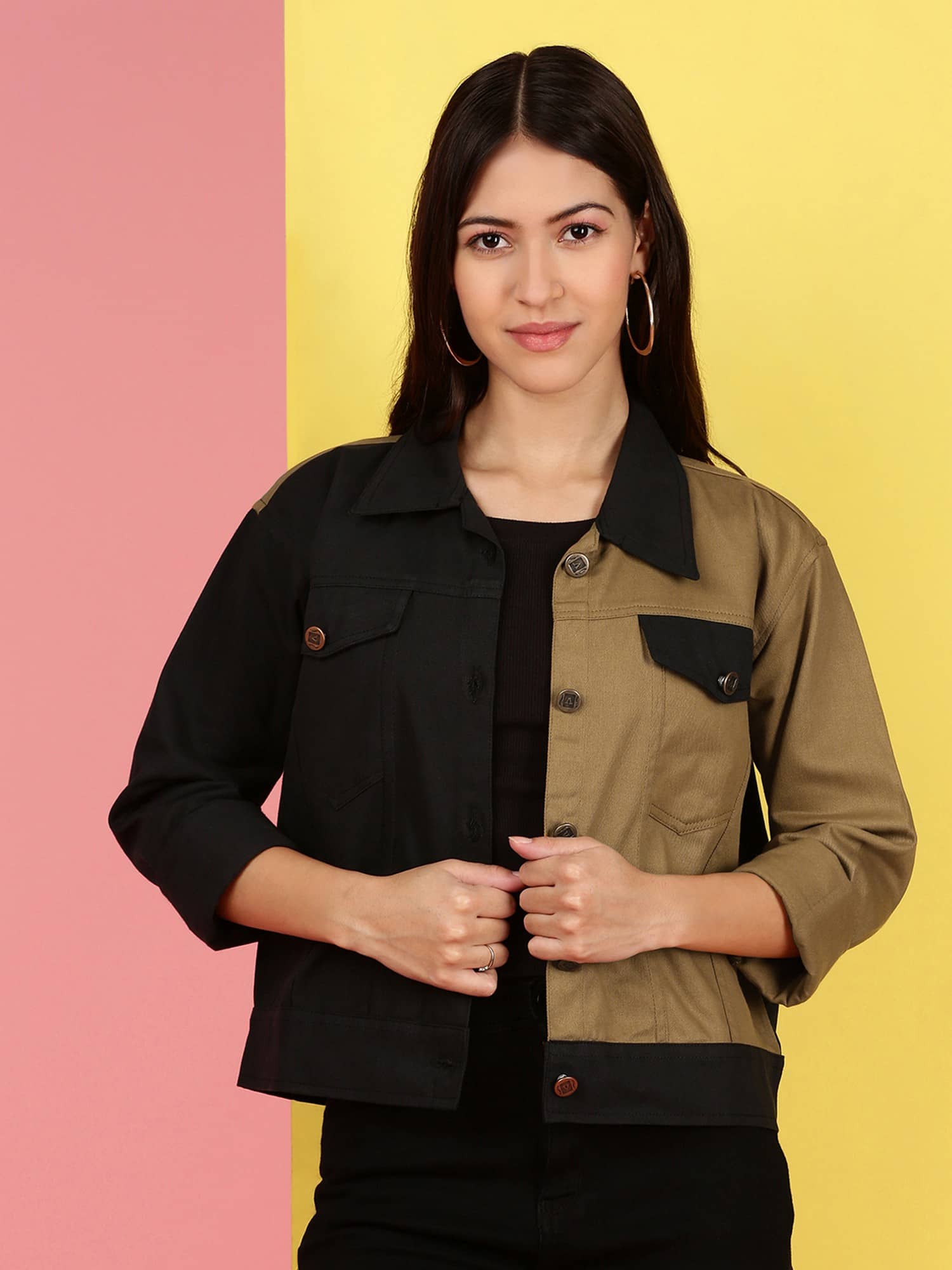VOXATI - Denim Multicolor 2 Denim Jacket Pack of 1