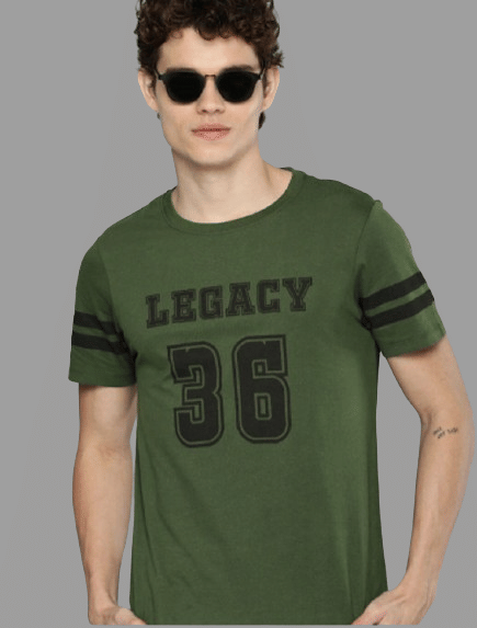 attitude start of fashion Pack of 1 Polyester Regular Fit Men's T-Shirt ( Olive Green ) attitude start of fashion Pack of 1 Polyester Regular Fit Men's T-Shirt ( Olive Green )