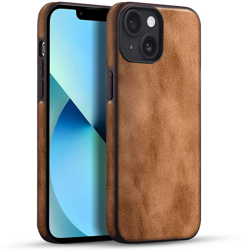 BIG WINGS Brown Printed Back Cover Artificial Leather Compatible For Apple iPhone 13 ( Pack of 1 ) BIG WINGS Brown Printed Back Cover Artificial Leather Compatible For Apple iPhone 13 ( Pack of 1 )