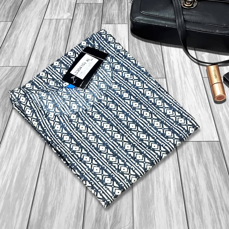 Ethnic Basket Pack of 1 Crepe Printed A-line Women's Kurti - ( Light Blue ) Ethnic Basket Pack of 1 Crepe Printed A-line Women's Kurti - ( Light Blue )