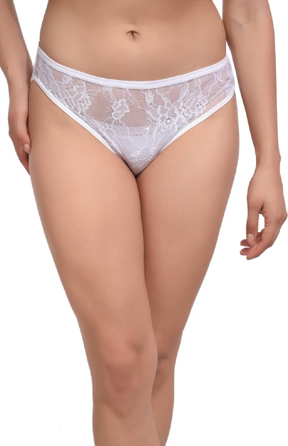 ROKONIC Pack of 1 Net/Mesh Briefs For Women ( White ) ROKONIC Pack of 1 Net/Mesh Briefs For Women ( White )