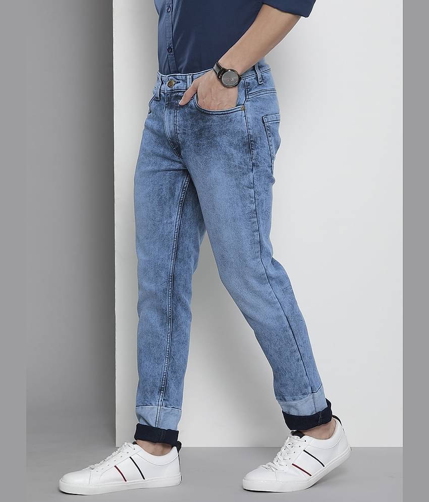 The Indian Garage Co Men Blue Stretchable Jeans