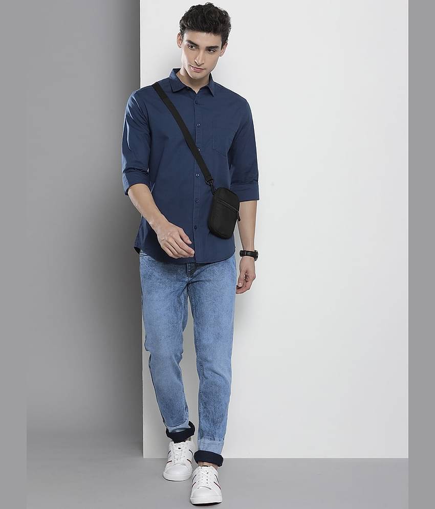 The Indian Garage Co Men Blue Stretchable Jeans