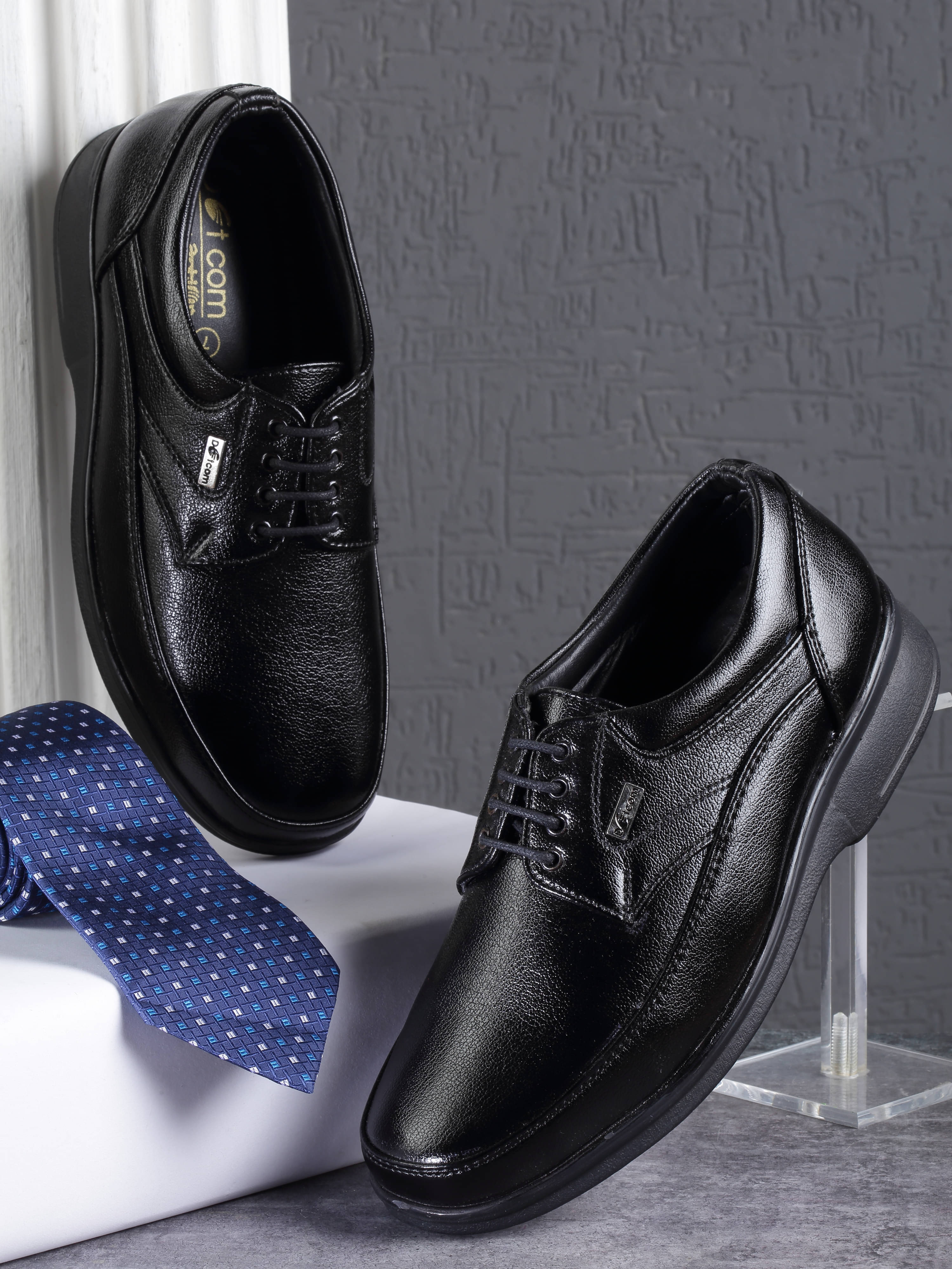 Action Black Men's Derby Formal Shoes Action Black Men's Derby Formal Shoes