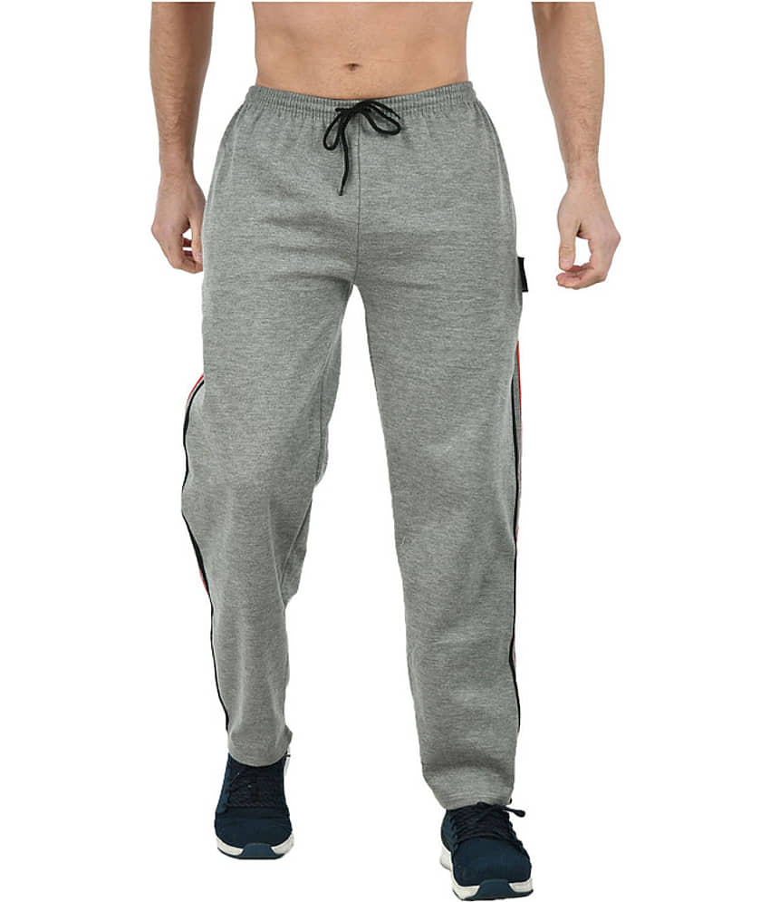 IndiWeaves Grey Fleece Men's Trackpants ( Pack of 1 ) - Track Pants | Buy online on ZillyBuy