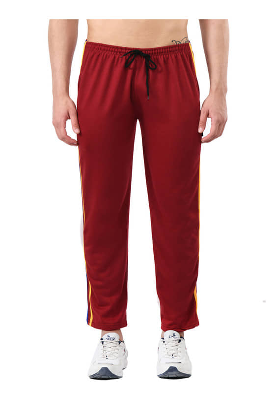 IndiWeaves Maroon Fleece Men's Trackpants ( Pack of 1 ) - Track Pants | Buy online on ZillyBuy