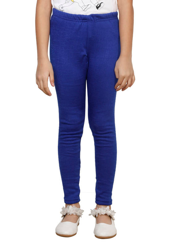     			IndiWeaves Pack of 1 Girls Woollen Leggings ( Blue )