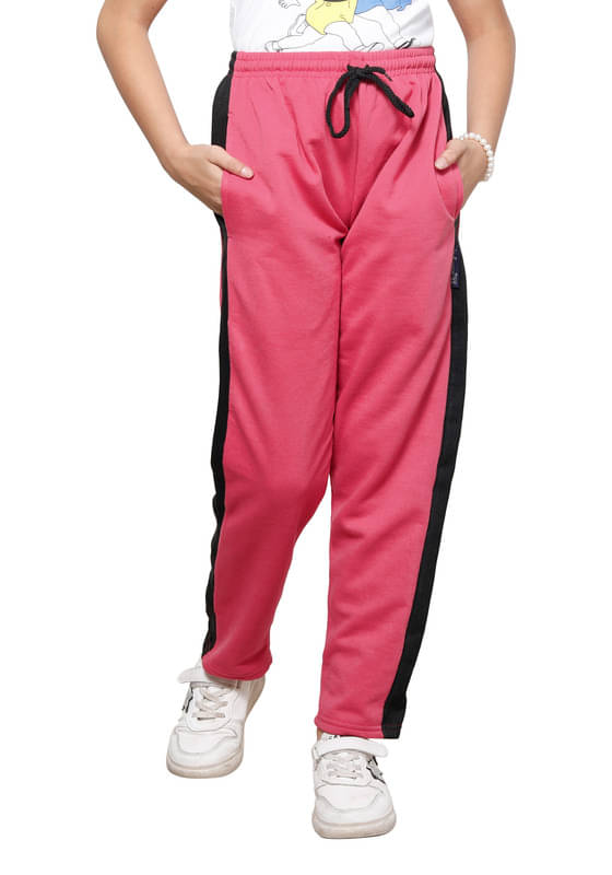     			IndiWeaves Pack of 1 Girls Fleece Trackpants ( Colors )