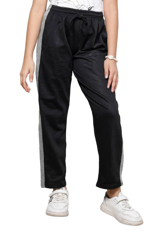     			IndiWeaves Pack of 1 Girls Fleece Trackpants ( Colors )
