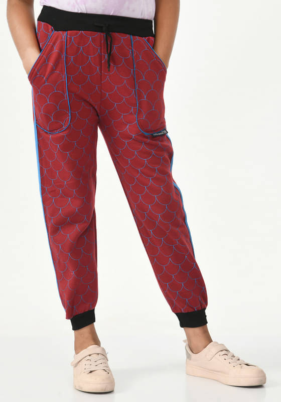     			IndiWeaves Pack of 1 Girls Fleece Trackpants ( Colors )