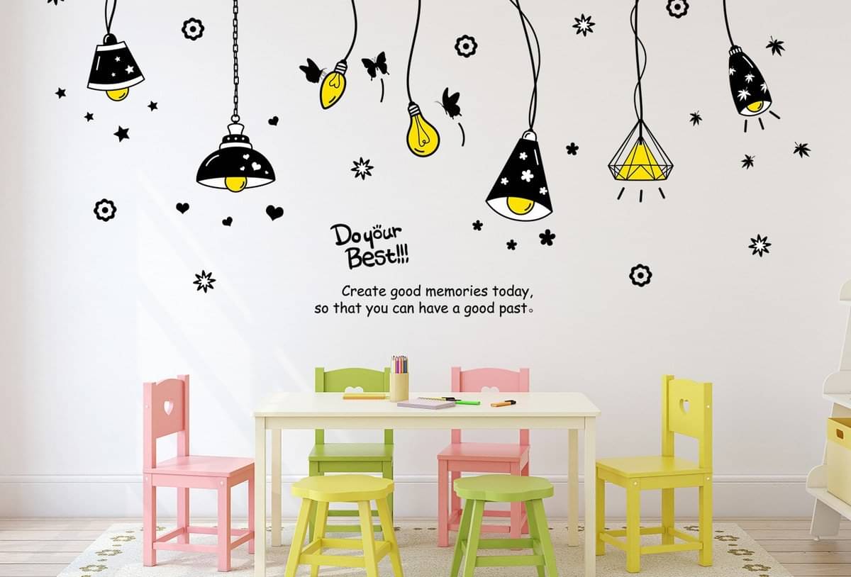     			Inkfence Wall Sticker Abstract ( 65 x 150 cms )