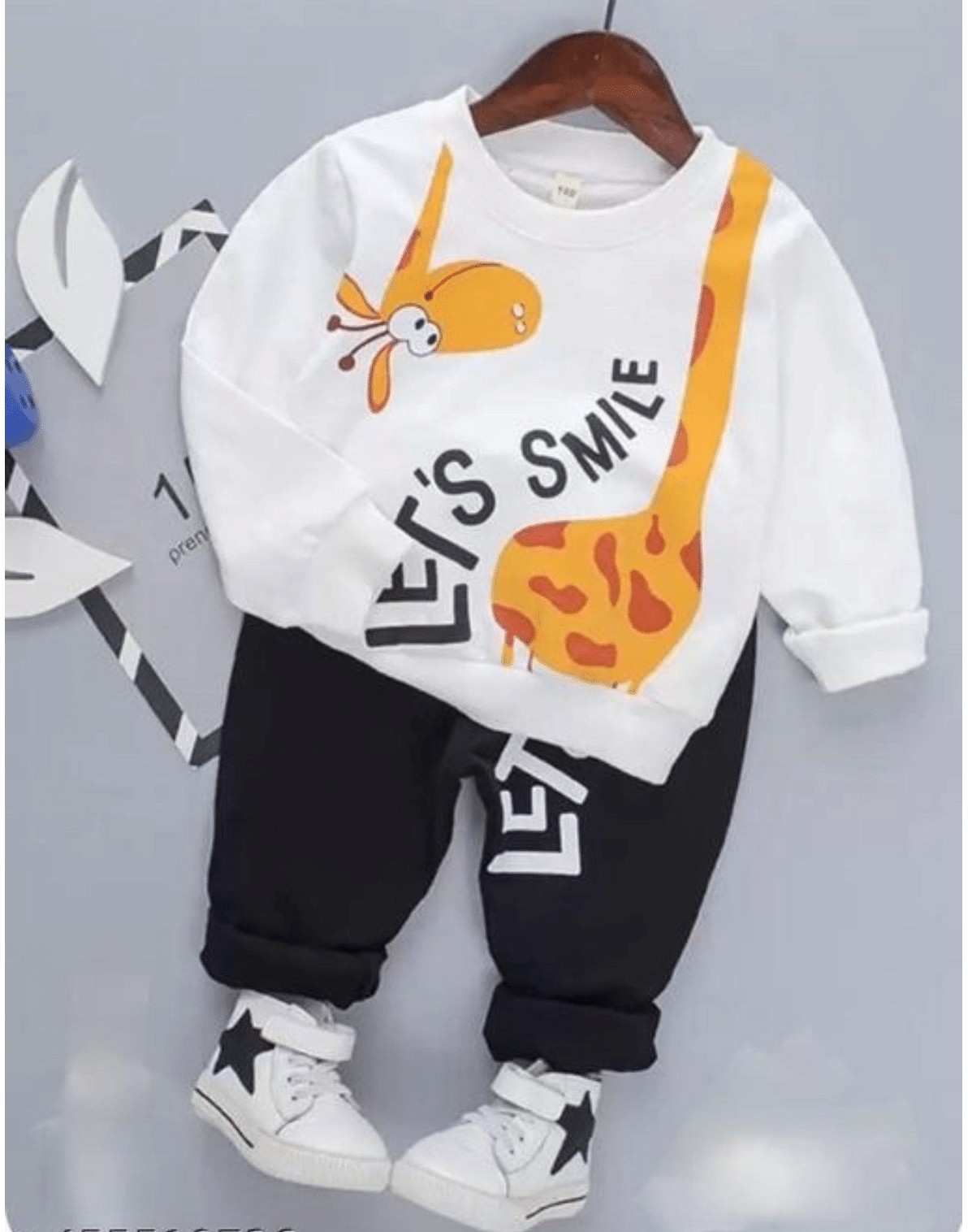 MUSNAH GARMENTS Pack of 1 Baby Boys Cotton T-Shirt & Trackpants Set ( White ) MUSNAH GARMENTS Pack of 1 Baby Boys Cotton T-Shirt & Trackpants Set ( White )