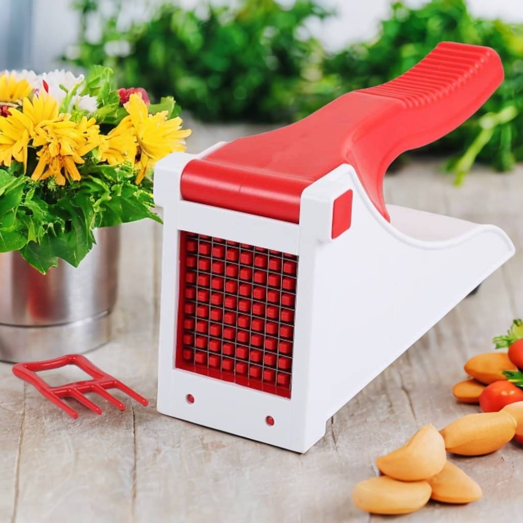     			Metrolife Potato Chopper Red Plastic Mannual Chopper 1000 ml ( Pack of 1 )