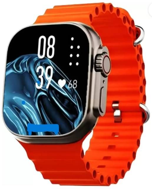     			NICEBUDS AMOLED BT Calling Rubber Upto 1-2 days Smart Watch Orange