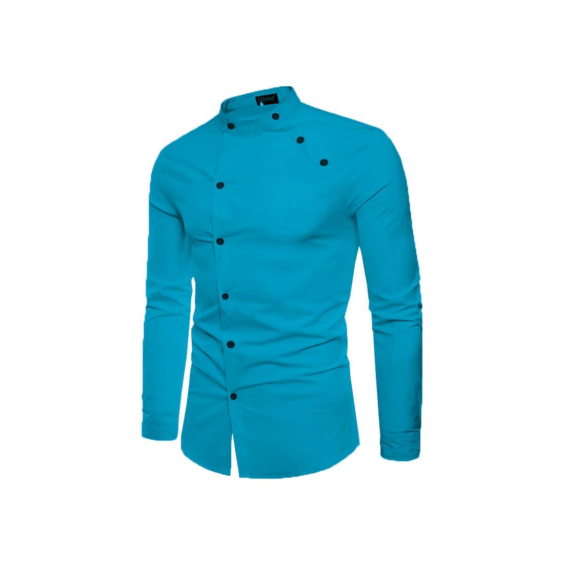 Qlonz store Cotton Blend Regular Fit Solids Full Sleeves Men's Casual Shirt - Turquoise ( Pack of 1 ) Qlonz store Cotton Blend Regular Fit Solids Full Sleeves Men's Casual Shirt - Turquoise ( Pack of 1 )