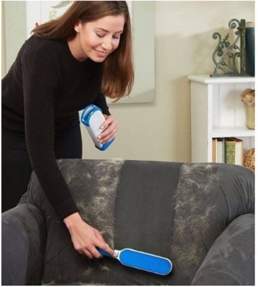 KOKIWOOWOO Pet Fur and Lint Remover Dog Hair Remover Multi-Purpose Double Sided Self-Cleaning and Reusable Pet Fur Remover Large for Home Use & Small for Travelling ( 2 Paw Sticker Free ) KOKIWOOWOO Pet Fur and Lint Remover Dog Hair Remover Multi-Purpose Double Sided Self-Cleaning and Reusable Pet Fur Remover Large for Home Use & Small for Travelling ( 2 Paw Sticker Free )