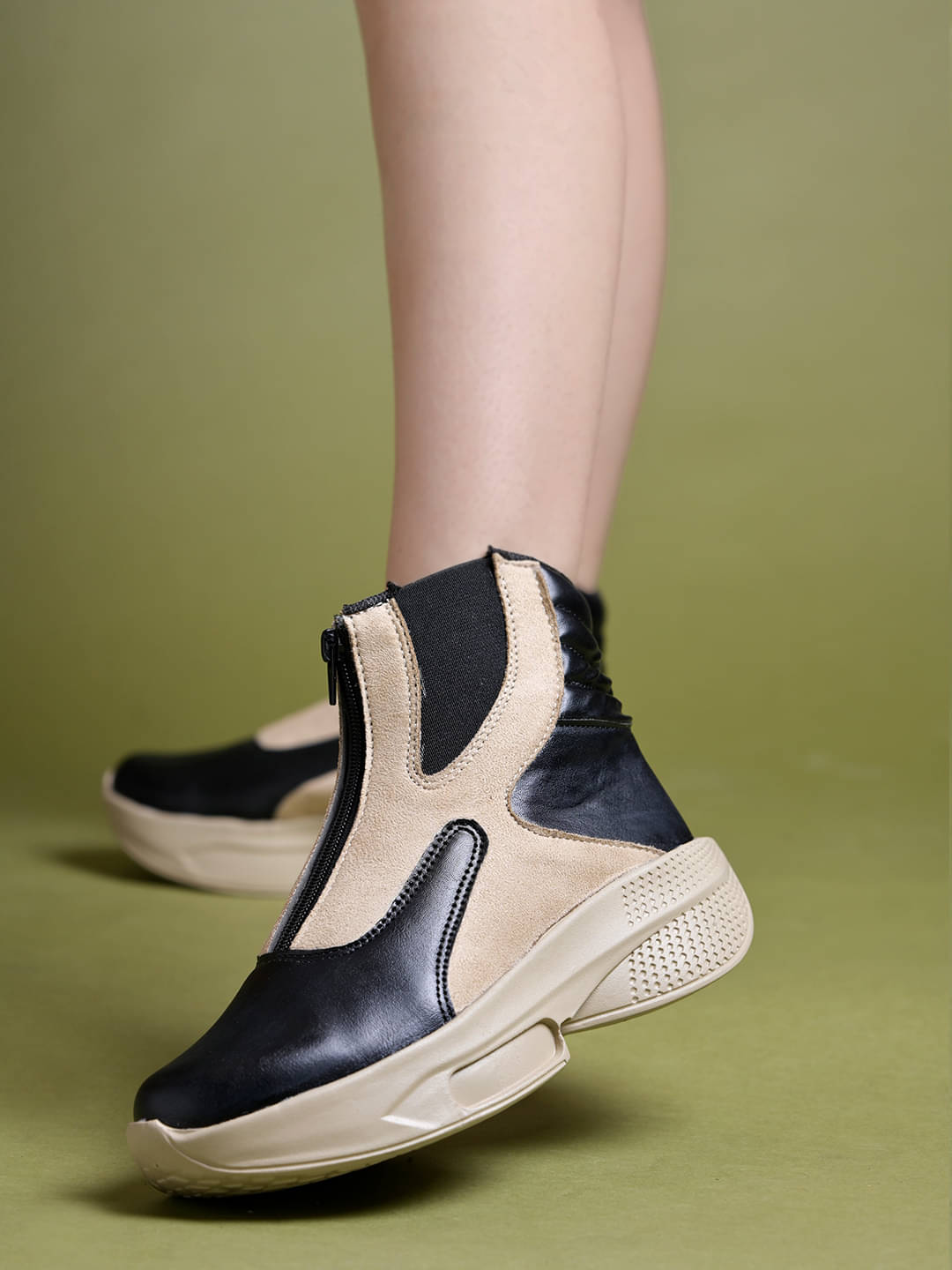     			Shoetopia Black Women's Ankle Length Boots