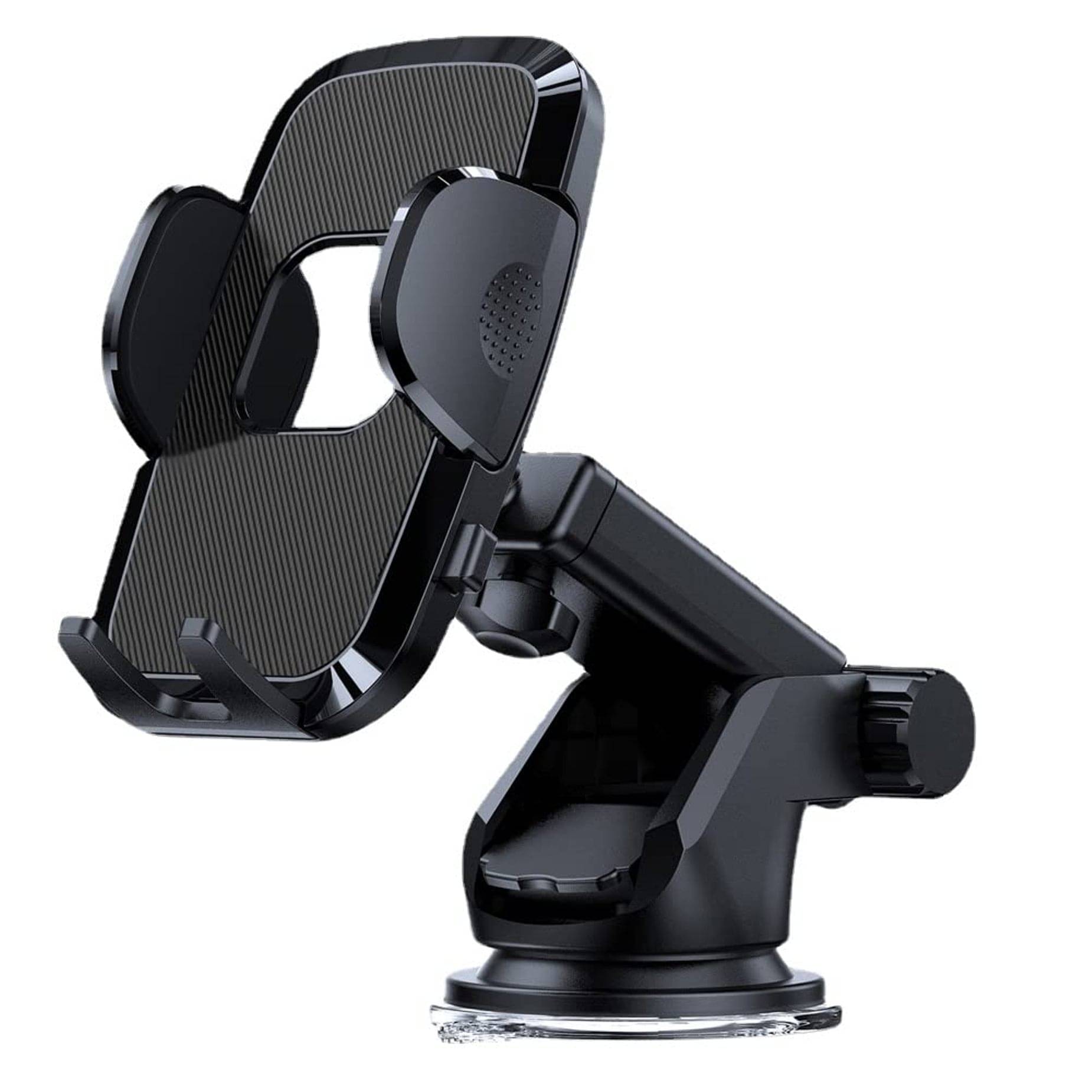 THRIFTKART Dashboard & Windshield Double Clamp Car Mobile Holder - Black THRIFTKART Dashboard & Windshield Double Clamp Car Mobile Holder - Black