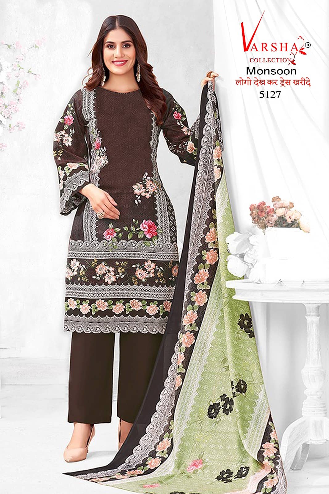 sachin and babi light blue dress Kurti Material Blouse Dupatta Fabric by meter Peach chiffon sequin emb   Inhika.com
