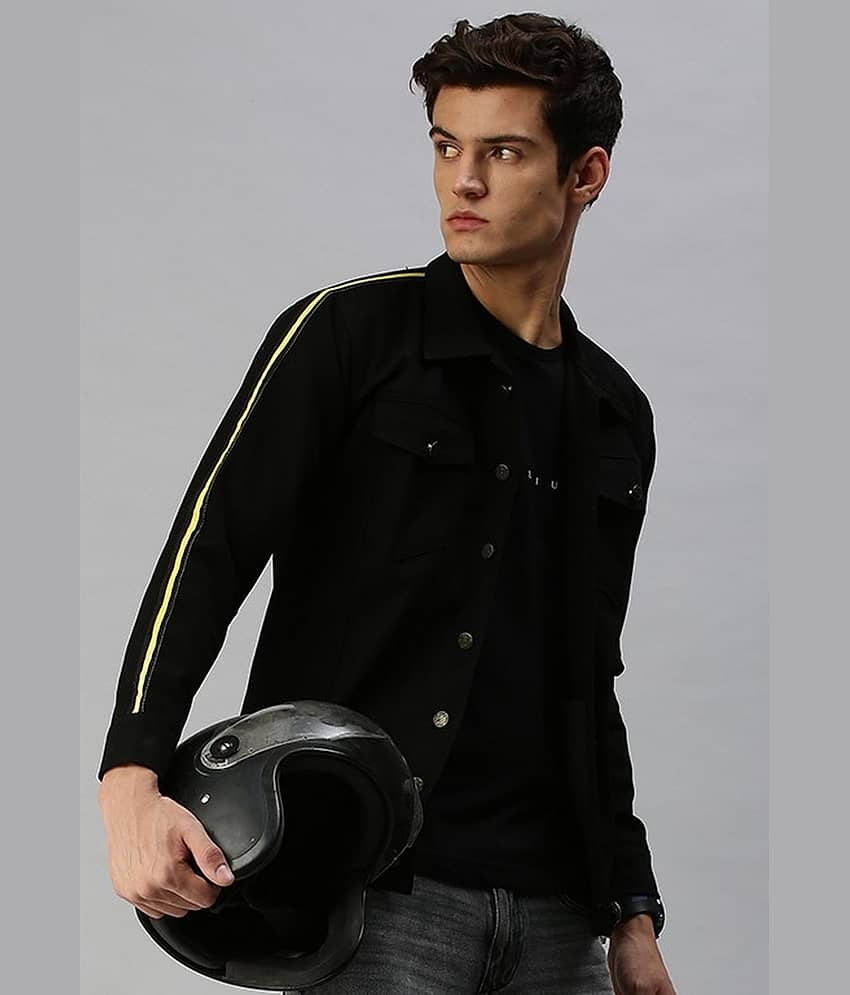 VOGATI Denim Men's Denim Jacket - Black ( Pack of 1 ) - Jackets & Coats | Buy online on ZillyBuy