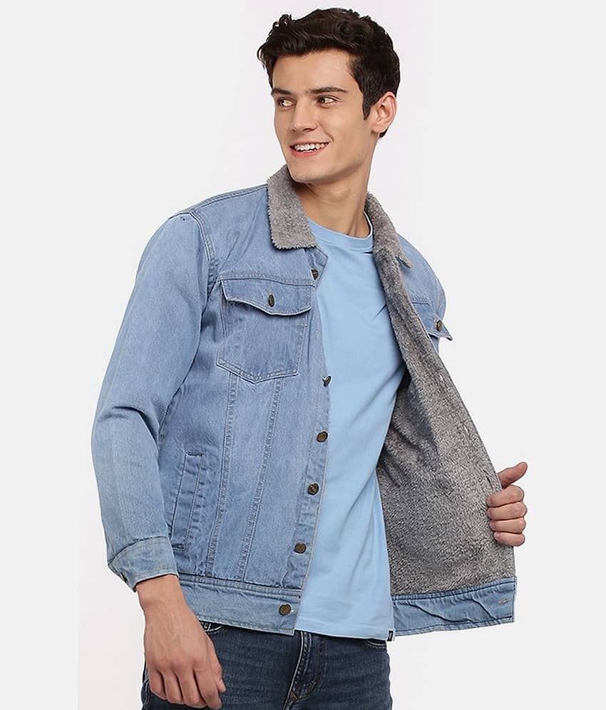 VOGATI Denim Men's Denim Jacket - Black ( Pack of 1 ) - Jackets & Coats | Buy online on ZillyBuy