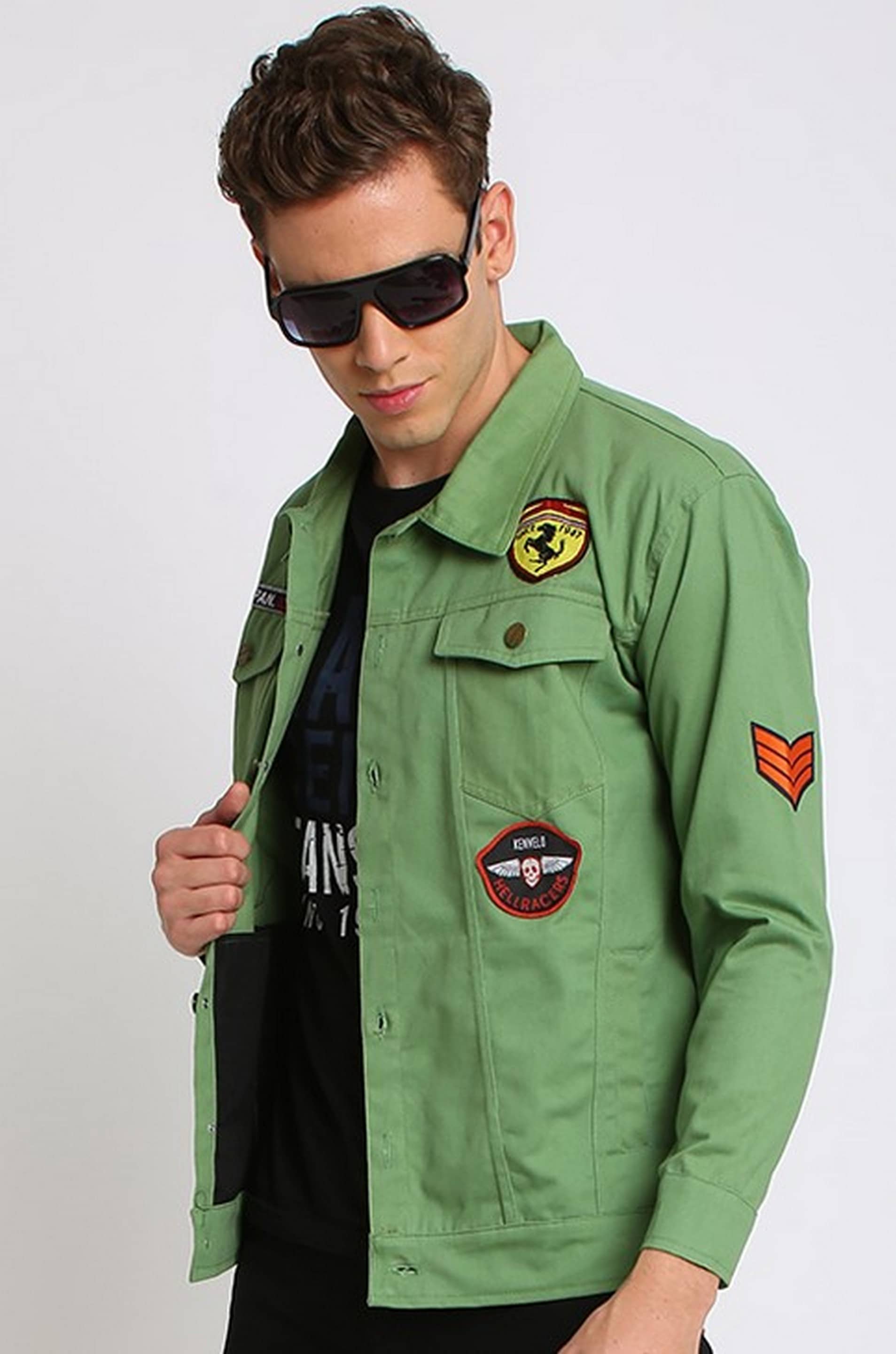 VOGATI Denim Men's Denim Jacket - Black ( Pack of 1 ) - Jackets & Coats | Buy online on ZillyBuy