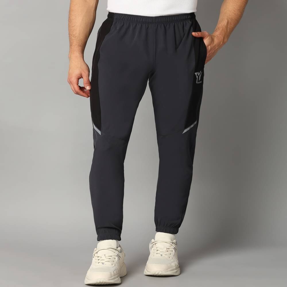 YUNEK Grey Polyester Men's Joggers ( Pack of 1 ) YUNEK Grey Polyester Men's Joggers ( Pack of 1 )