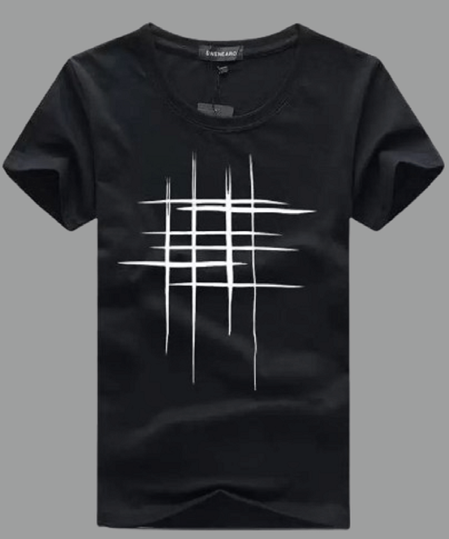     			attitude start of fashion Pack of 1 Polyester Regular Fit Men's T-Shirt ( Black )