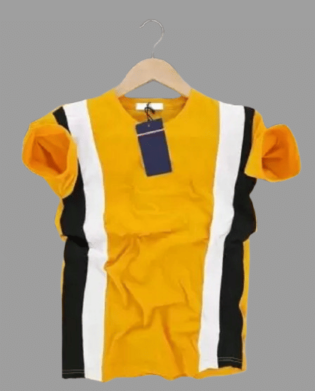 attitude start of fashion Pack of 1 Polyester Regular Fit Men's T-Shirt ( Mustard )     			attitude start of fashion Pack of 1 Polyester Regular Fit Men's T-Shirt ( Mustard )