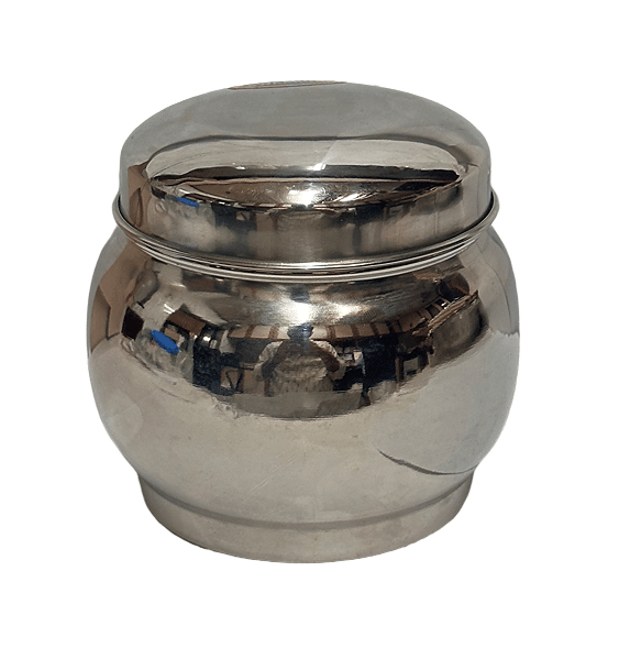    			Dynore Hajmola Dabba 800 ml Steel Silver Utility Container ( Set of 1 )