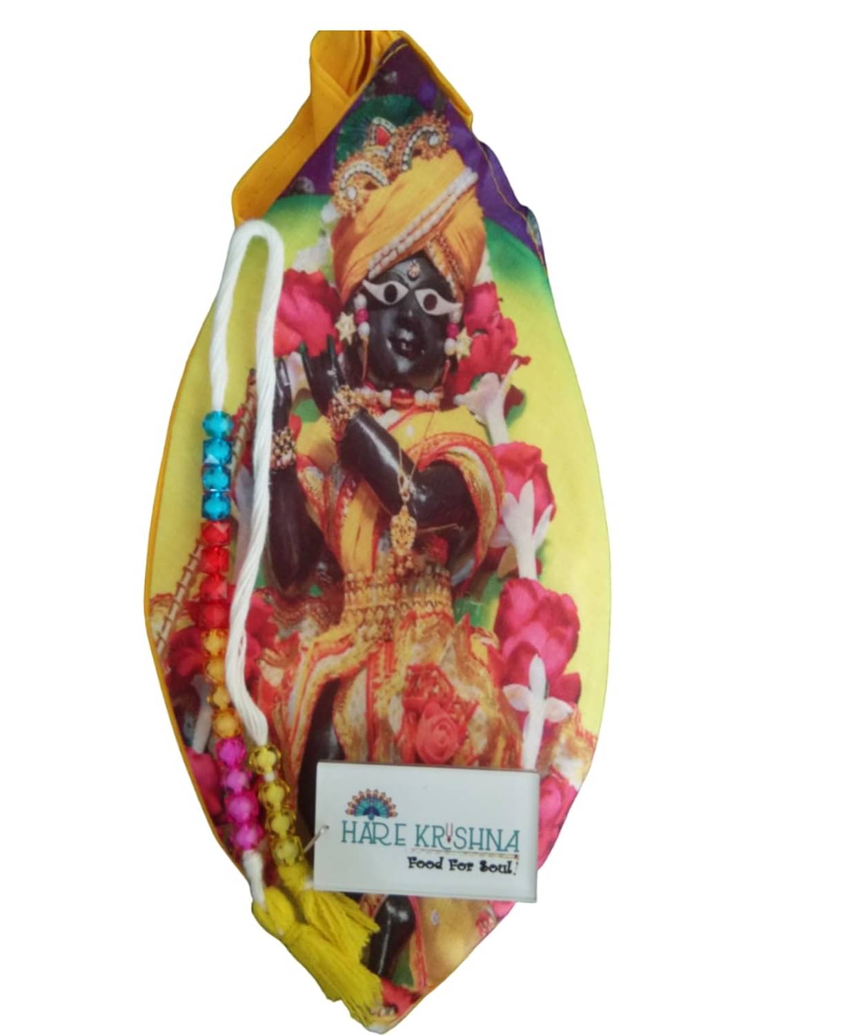 Hare Krishna Food For Soul Japa Mala Bag/Gaumukhi 1 ( Pack of 1 ) Hare Krishna Food For Soul Japa Mala Bag/Gaumukhi 1 ( Pack of 1 )