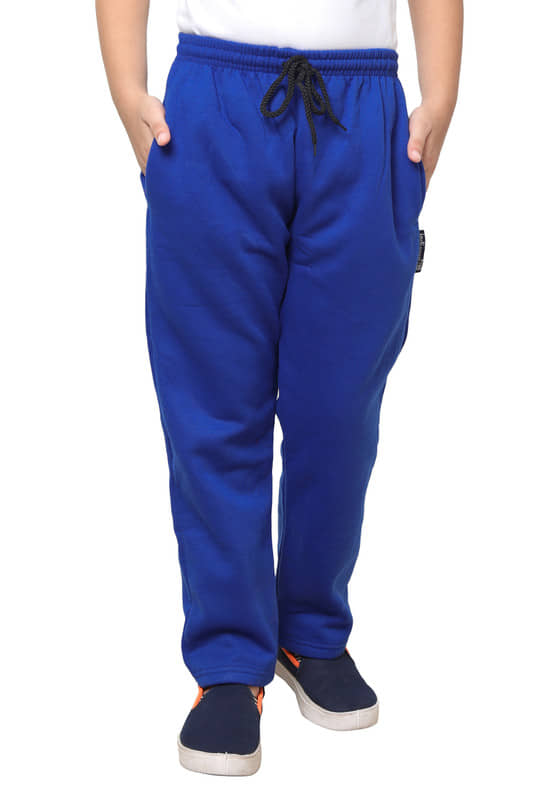 IndiWeaves Pack of 1 Boys Fleece Trackpant ( Blue ) - Track Pants | Buy online on ZillyBuy