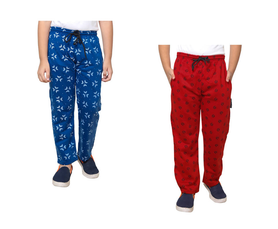     			IndiWeaves Pack of 2 Boys Fleece Trackpant ( Multicolor )