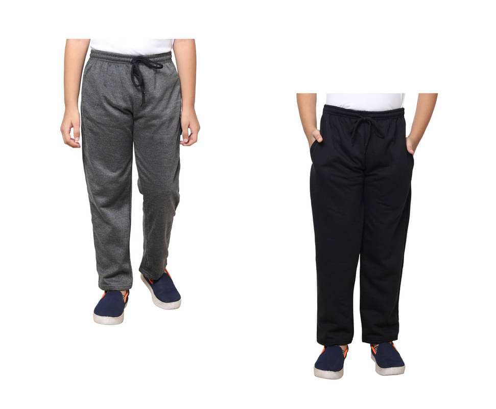     			IndiWeaves Pack of 2 Boys Fleece Trackpant ( Multicolor )