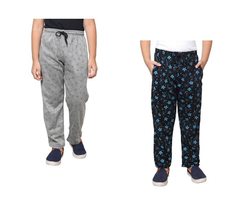    			IndiWeaves Pack of 2 Boys Fleece Trackpant ( Multicolor )