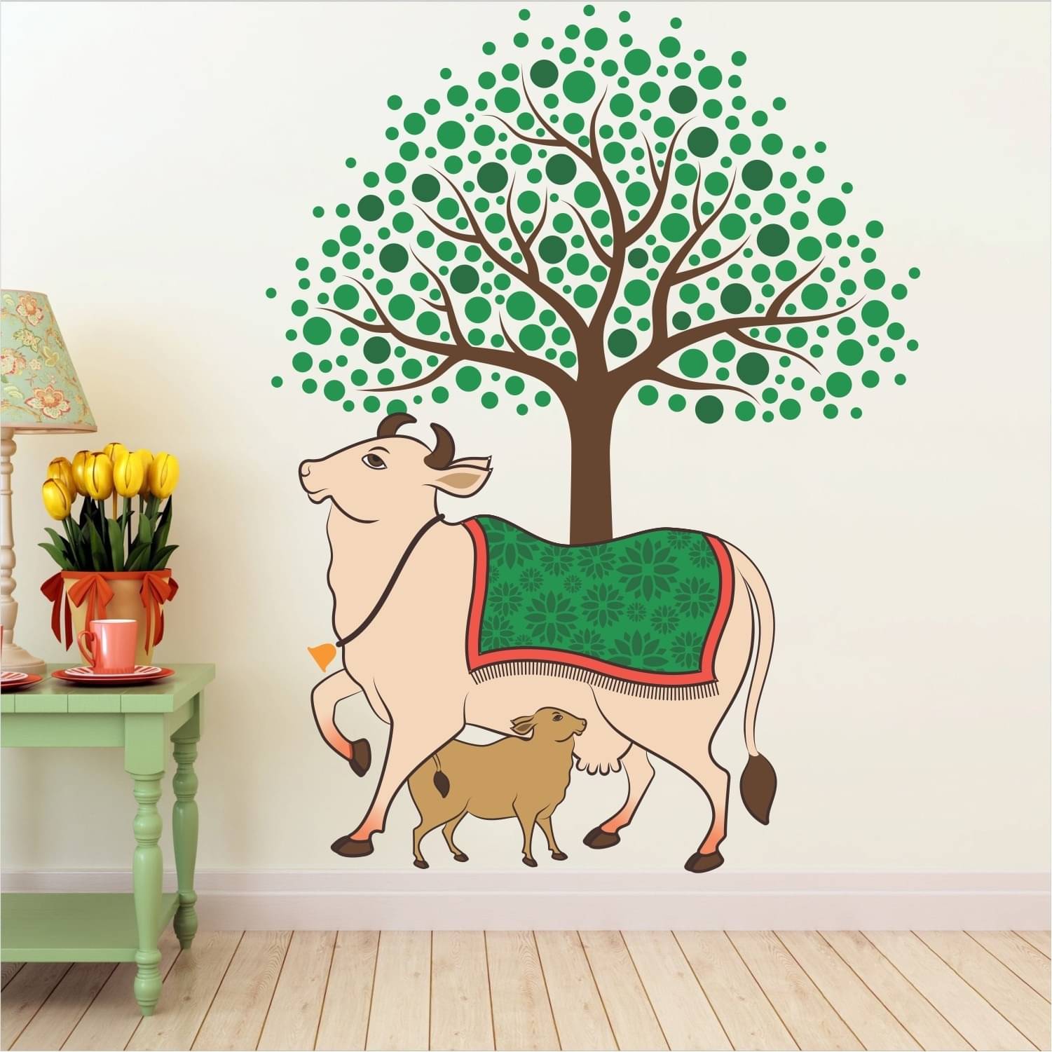     			Inkfence Wall Sticker Religious ( 80 x 60 cms )