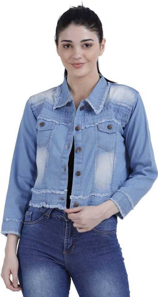     			Kashian - Denim Blue Denim Jacket