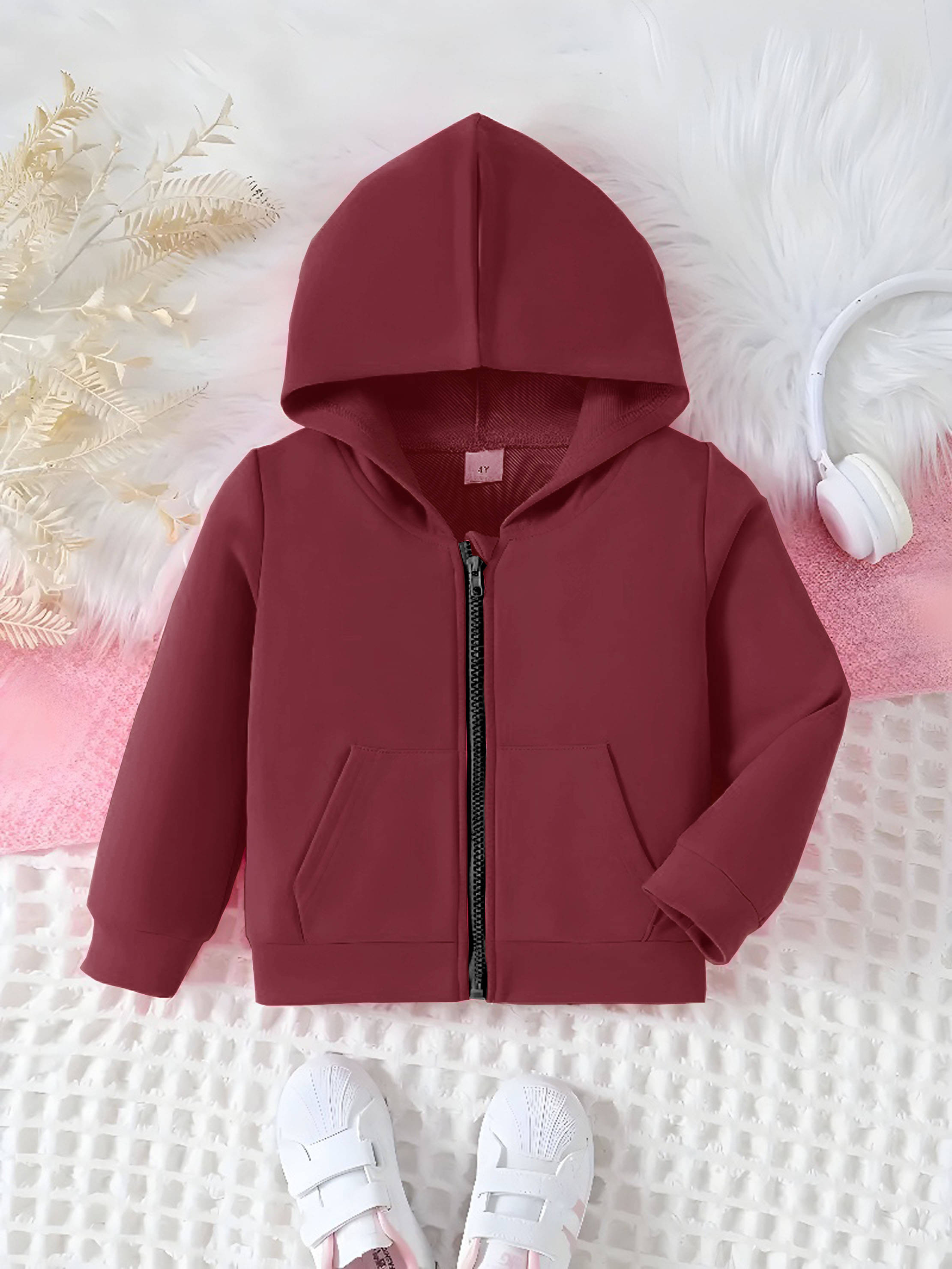     			Kintu Parantu Pack of 1 Boys Fleece Sweatshirt ( Maroon )