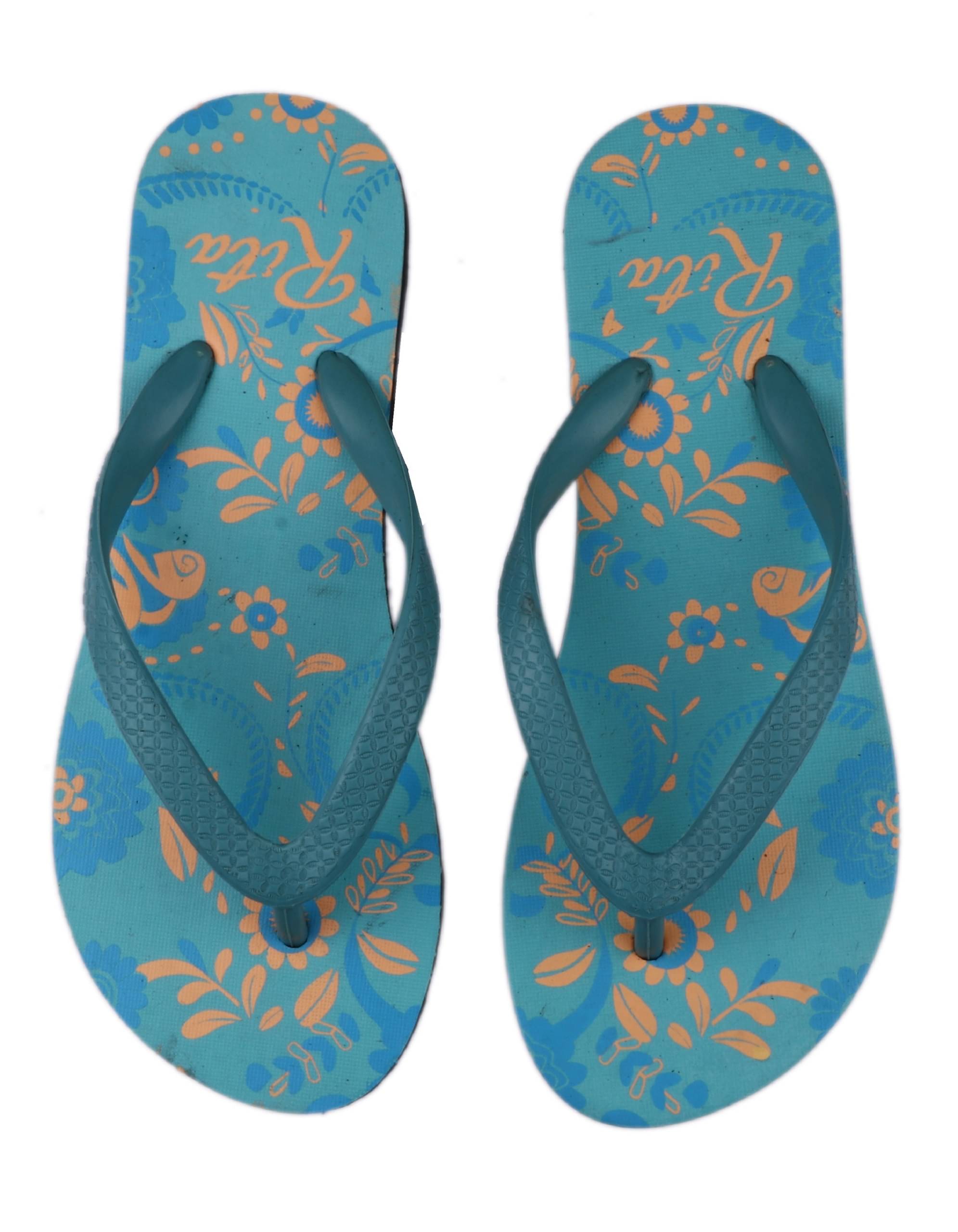     			METAMORPH X RITA Turquoise Women's Daily Slipper