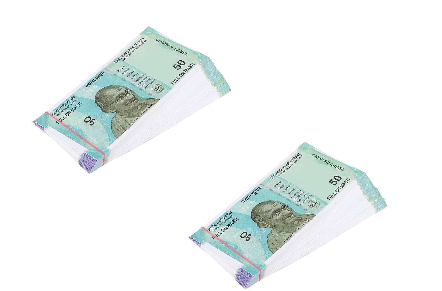     			NAKLI (Number 50 KI 100 X 2=200 pcs) for Kids Denomination Learning Money Artificial Playing  Learn Money Skills, Fake Money, Dummy Note