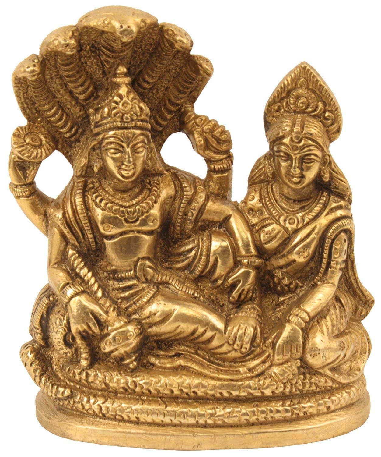     			NAVIYAKSH Brass Goddess Laxmi Idol ( 1.5 cm )