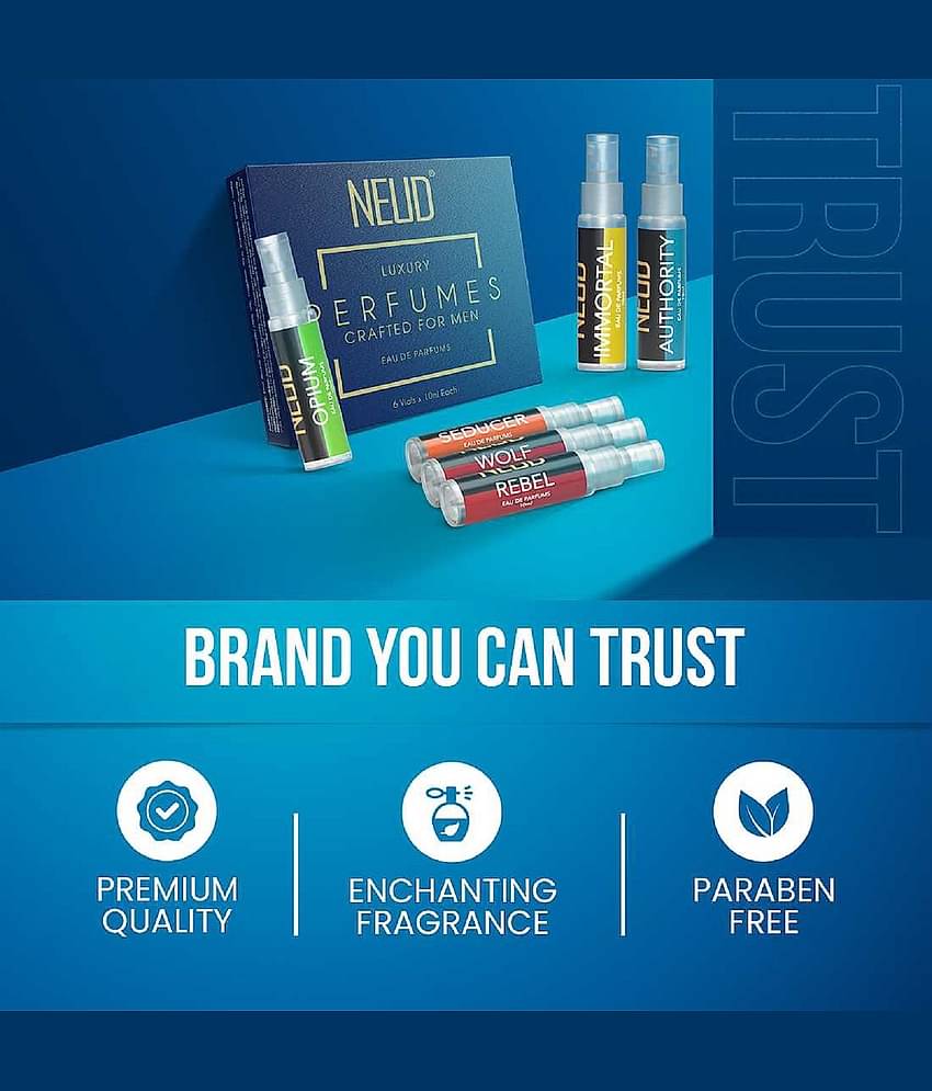 NEUD Eau De Parfum (EDP) Floral -Fragrance For Men ( Pack of 2 )