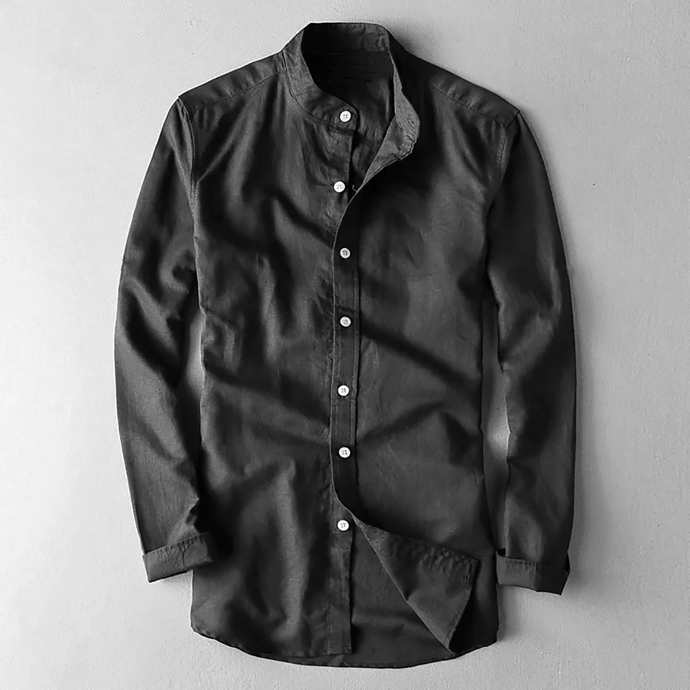     			Qlonz store Cotton Blend Regular Fit Solids Full Sleeves Men's Casual Shirt - Red ( Pack of 1 )