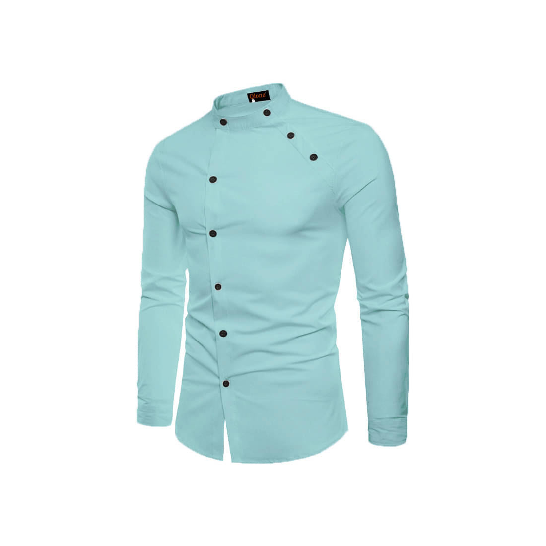 Qlonz store Cotton Blend Regular Fit Solids Full Sleeves Men's Casual Shirt - Light Blue ( Pack of 1 ) Qlonz store Cotton Blend Regular Fit Solids Full Sleeves Men's Casual Shirt - Light Blue ( Pack of 1 )