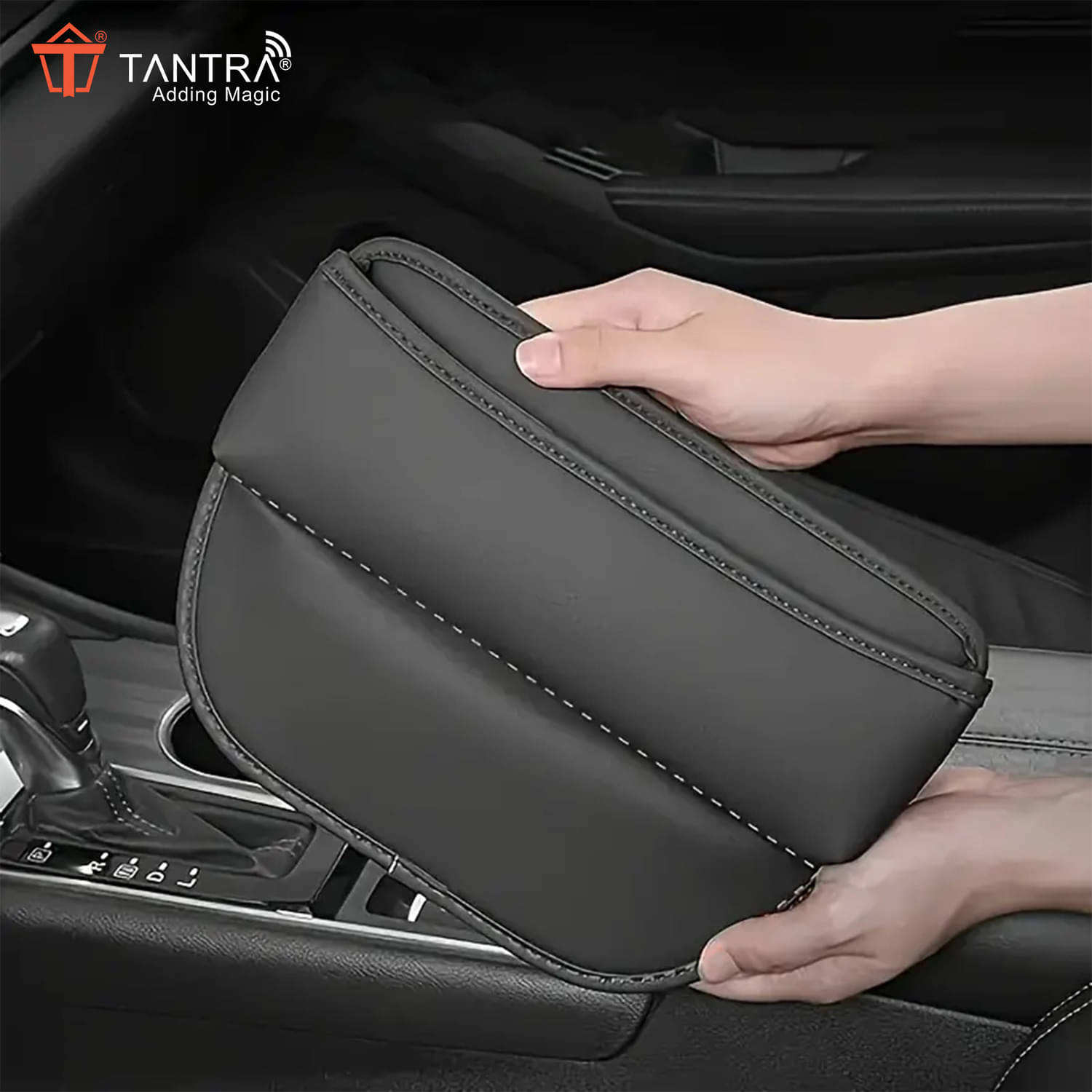 Tantra Multi Pocket Organizer for Front Seat Side Black Tantra Multi Pocket Organizer for Front Seat Side Black