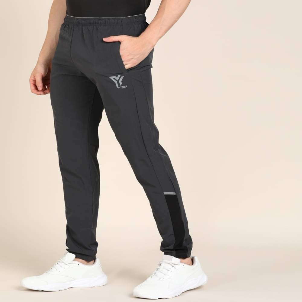 YUNEK Black Polyester Men's Joggers ( Pack of 1 ) YUNEK Black Polyester Men's Joggers ( Pack of 1 )