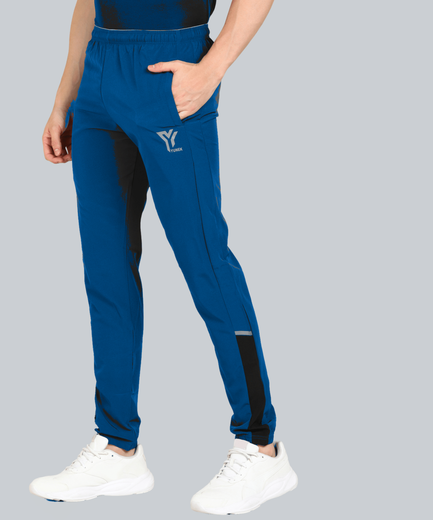     			YUNEK Blue Polyester Men's Joggers ( Pack of 1 )