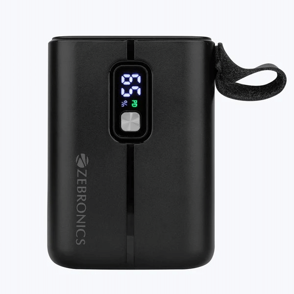     			Zebronics 10000 -mAh 5V/3A Li-Polymer Power Bank