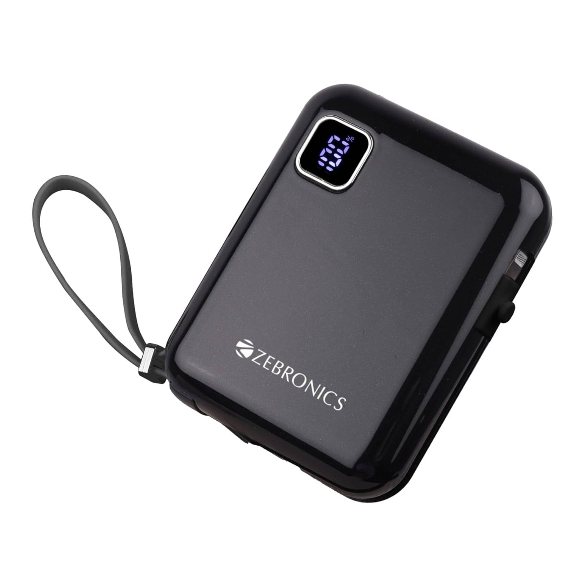    			Zebronics 10000 -mAh 5V/3A Li-Polymer Power Bank